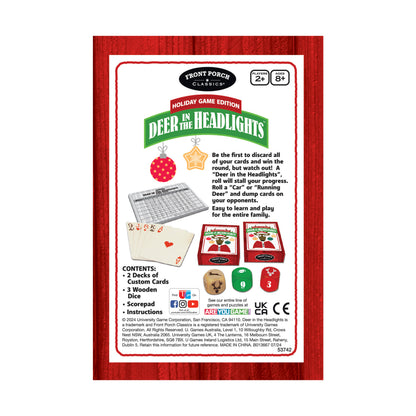 Deer in the Headlights Holiday Edition Family Card Game