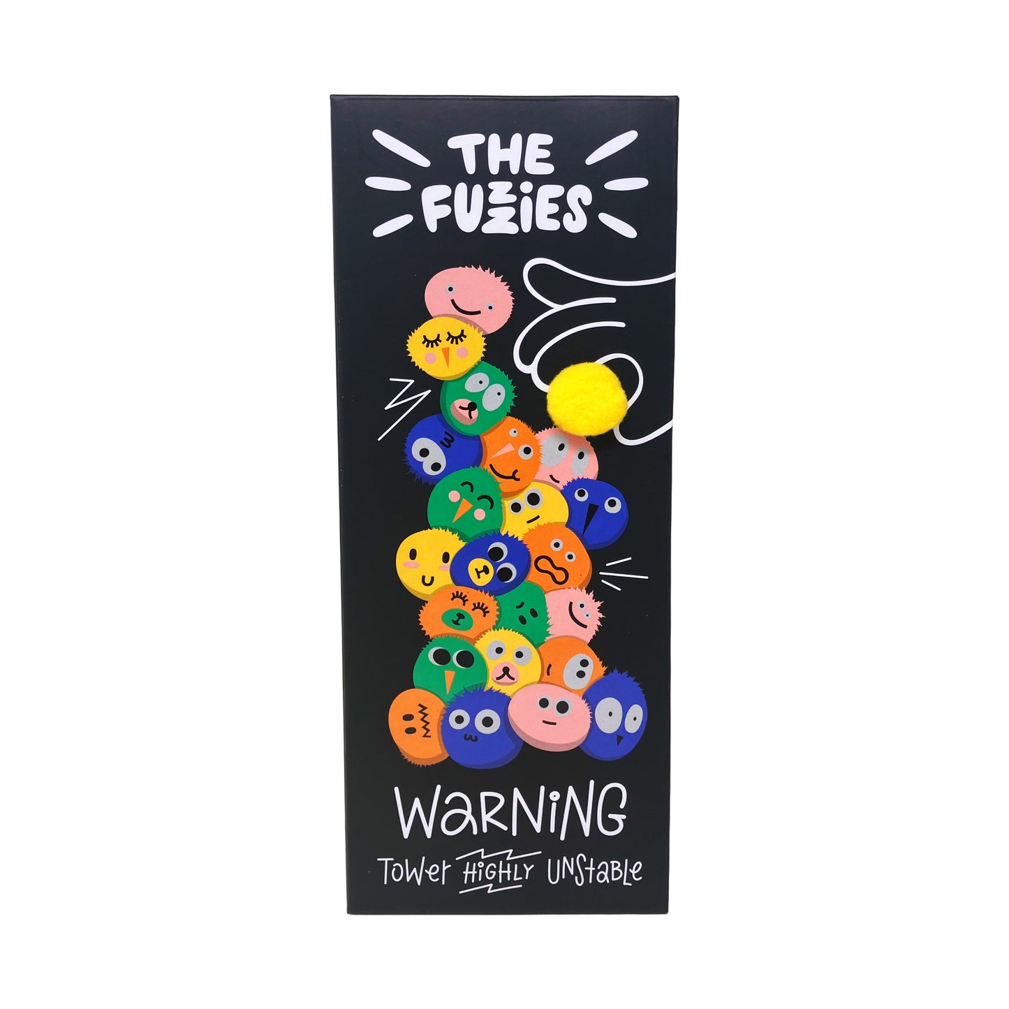 The Fuzzies Colorful Tower Stacking Family Game