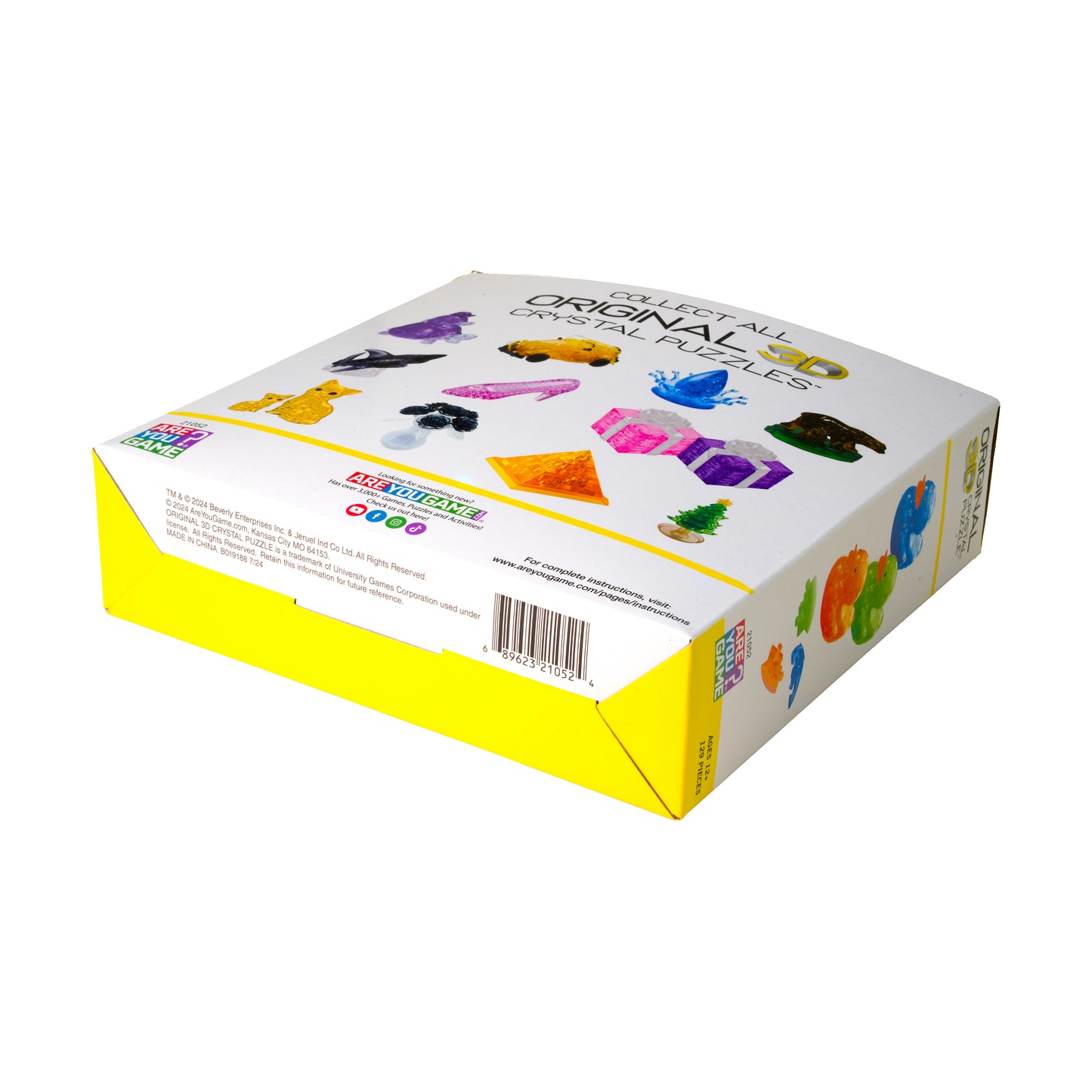 Neon Blast 3D Crystal Puzzle - Deluxe Rubber Ducks Trio