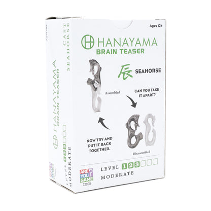 Hanayama Level 3 Cast Puzzle - Seahorse Challenge