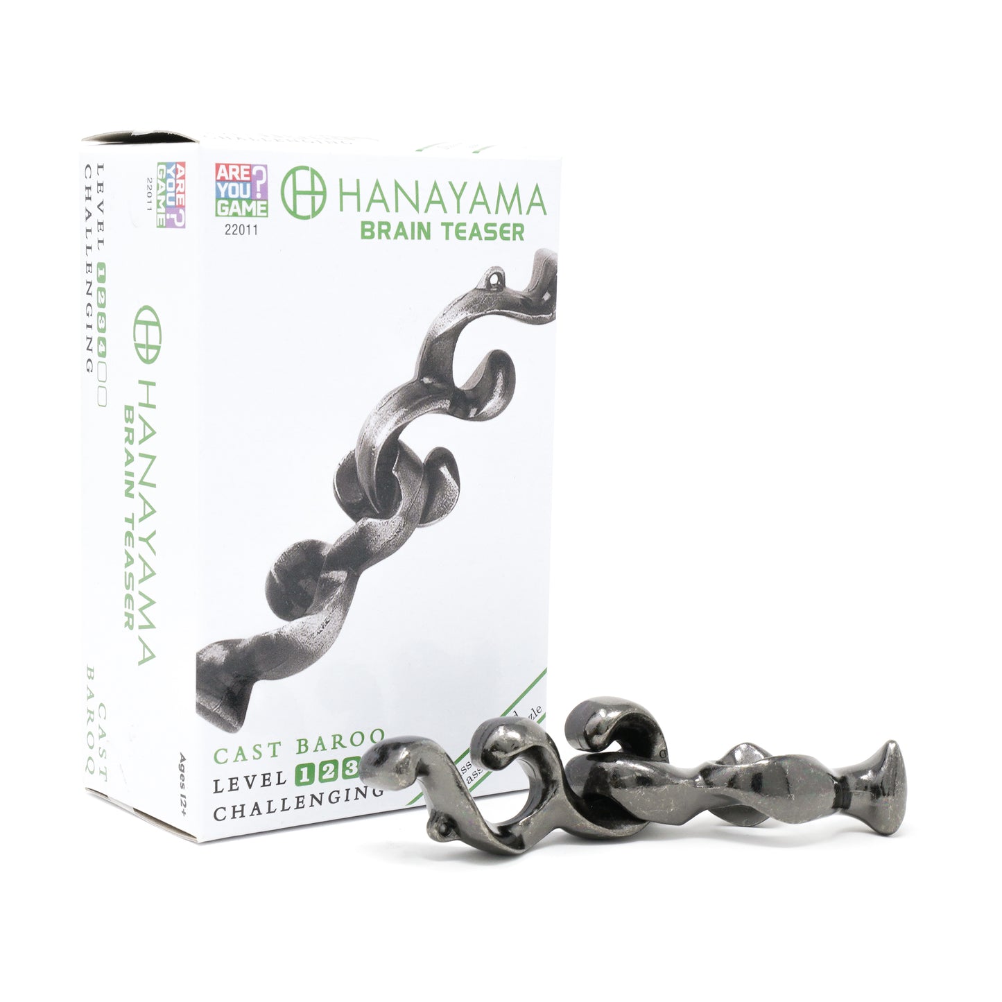 Hanayama Level 4 Cast Puzzle - Baroq: Musical Mind Teaser