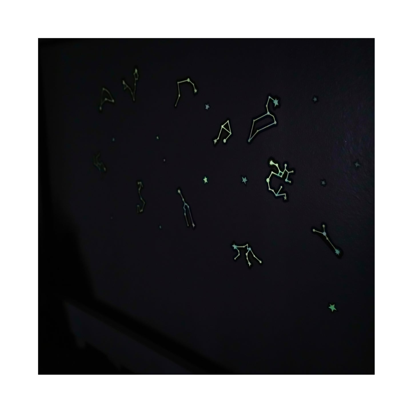 AreYouGame Celestial Series Glow-in-the-Dark Zodiac Adhesive Shapes Set