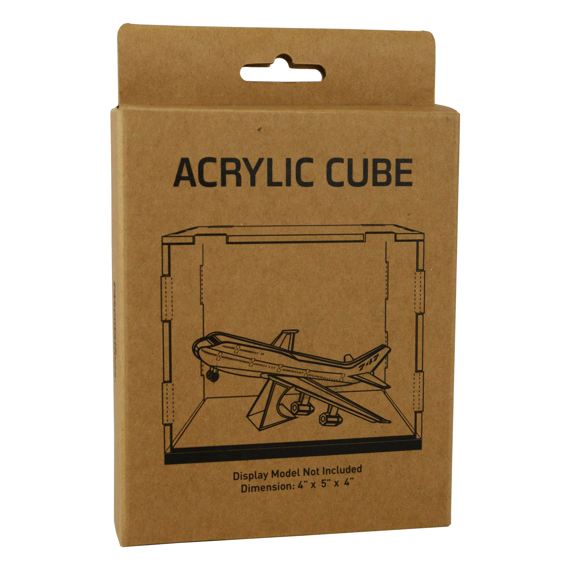 ACRYLIC CUBE Display Model Not Included Dimension: 4" x 5" x 4"