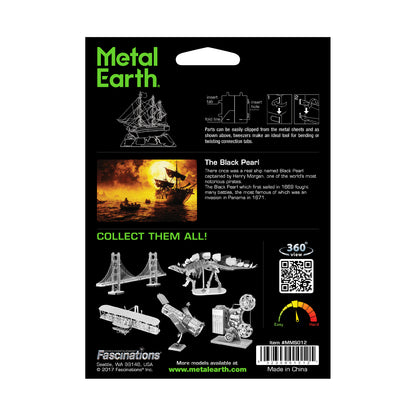 Metal Earth 3D Metal Model Kit - Black Pearl Pirate Ship