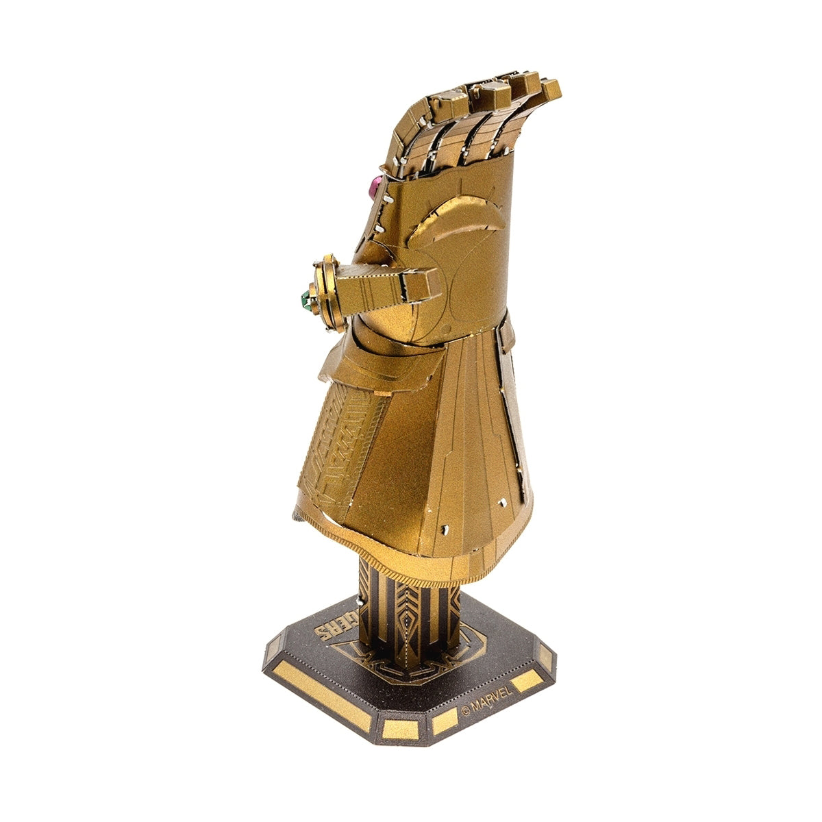 Metal Earth Marvel Infinity Gauntlet 3D Model Kit gold metallic collectible figure