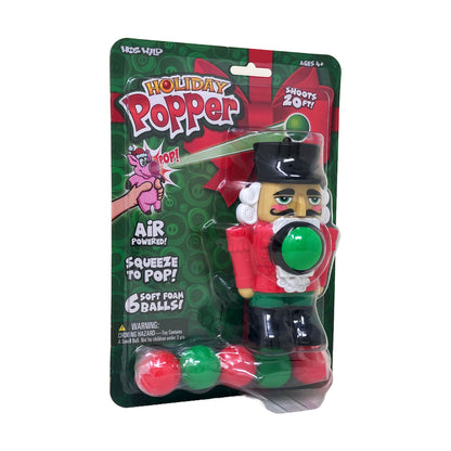 Holiday Popper - Nutcracker: Festive Foam Ball Launcher