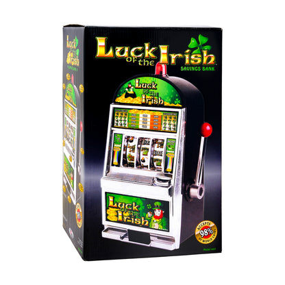 Luck of the Irish Slot Savings Bank - Whimsical Coin Collector