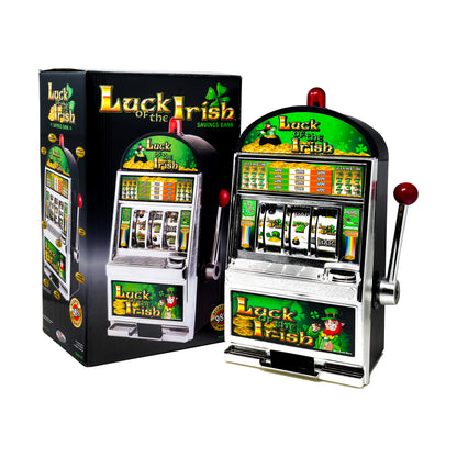 Luck of the Irish Slot Savings Bank - Whimsical Coin Collector