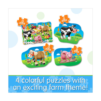 My First Puzzles - Farmyard Friends 4-Pack Puzzle Set
