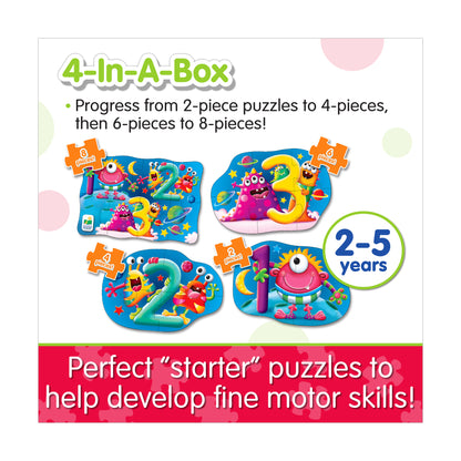 My First Puzzles Space Numbers 4-Pack Jigsaw Set