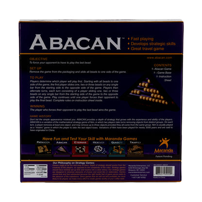 ABACAN Strategic Bead Slider Game