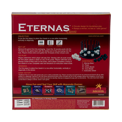 ETERNAS Classic: Engaging 3D Four-in-a-Row Strategy Game