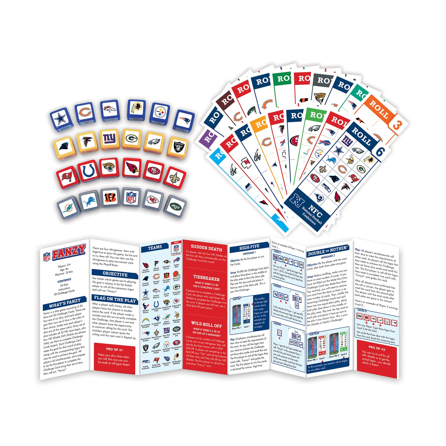 NFL Fanzy Dice Game - Fast-Paced Football Dice Challenge