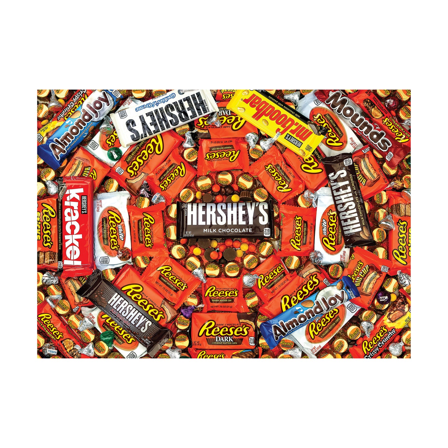 Hershey's Swirl Chocolate Collage Jigsaw Puzzle - 1000 pc