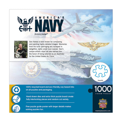 MasterPieces America's Navy - Anchors Aweigh Jigsaw Puzzle - 1000 pc