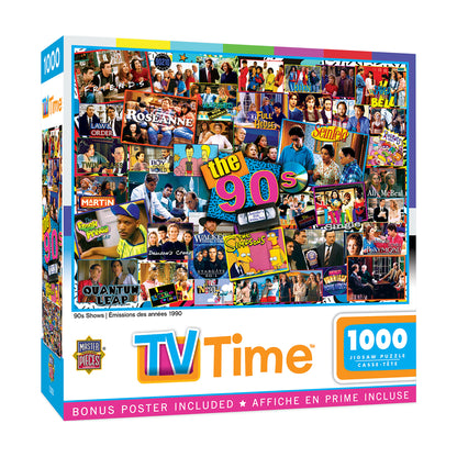 MasterPieces TV Time - 90s Shows Jigsaw Puzzle - 1000 pc