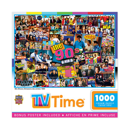 MasterPieces TV Time - 90s Shows Jigsaw Puzzle - 1000 pc
