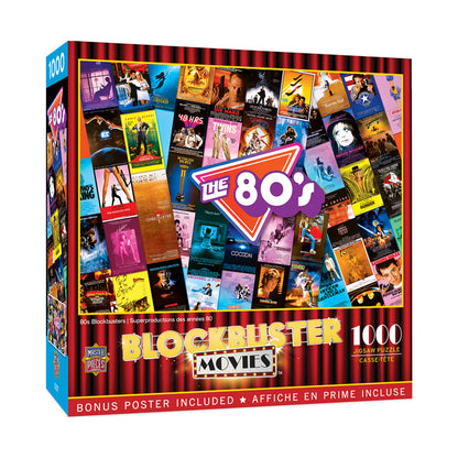MasterPieces 80s Blockbusters Jigsaw Puzzle - 1000 pc
