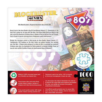 MasterPieces 80s Blockbusters Jigsaw Puzzle - 1000 pc