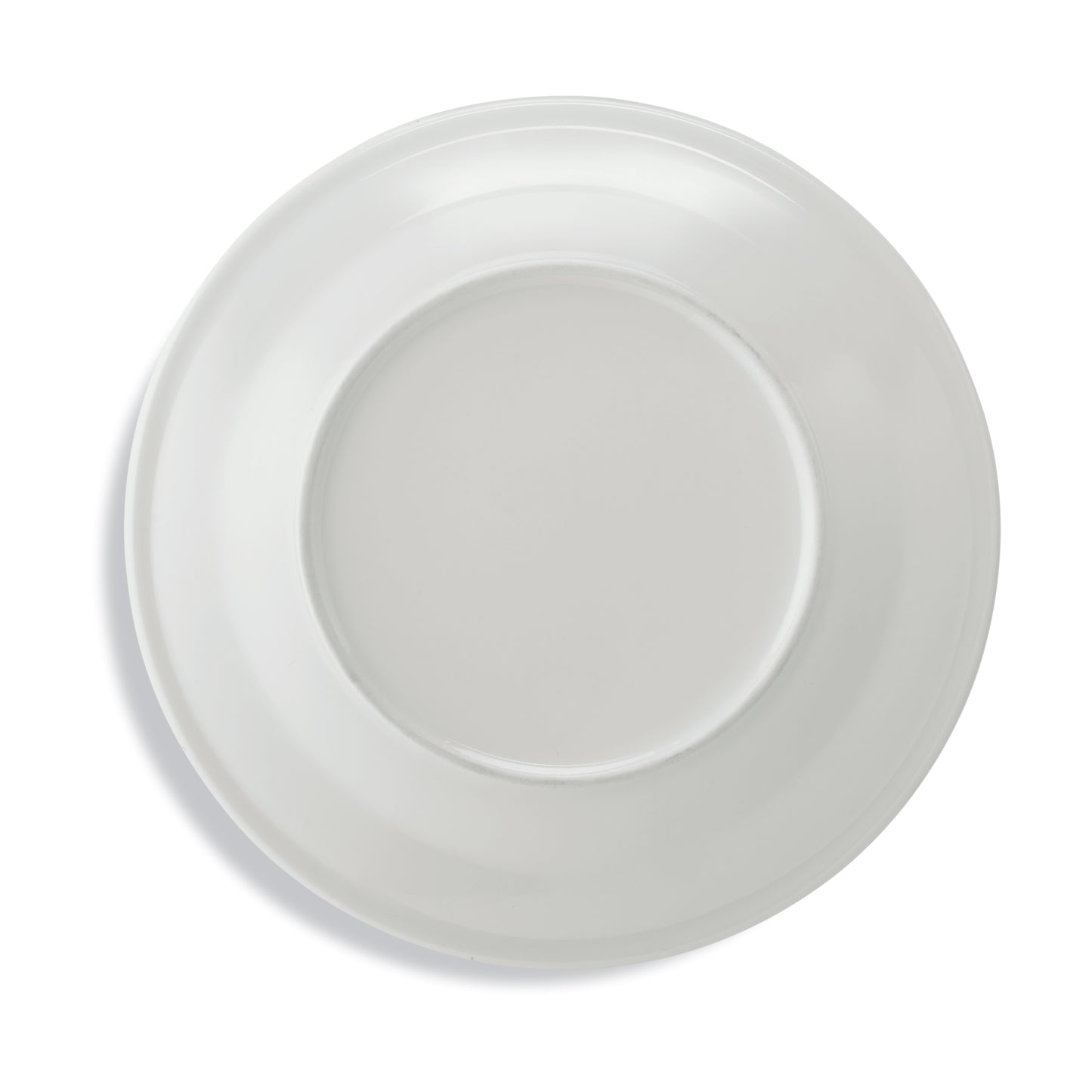 Paint Your Own Porcelain Plates - white ceramic plate with rim