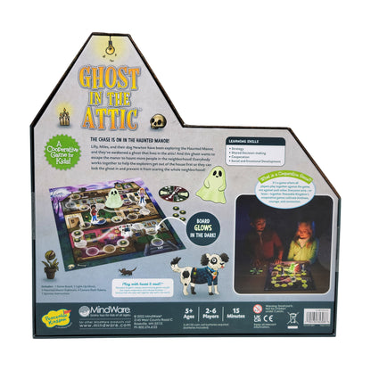 Ghost in the Attic Glow-in-the-Dark Cooperative Board Game