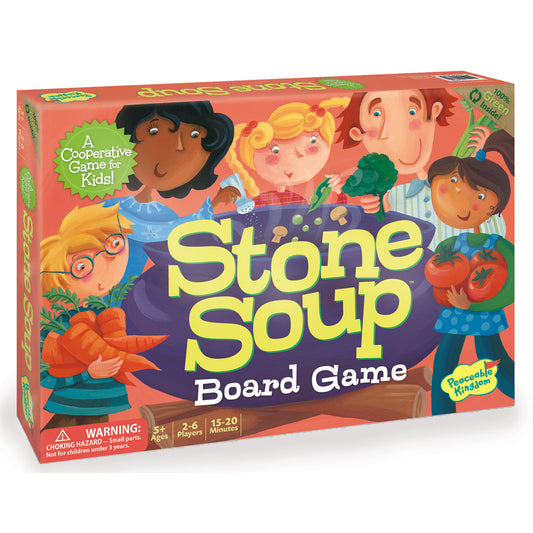 Stone Soup Board Game by Peaceable Kingdom, cooperative game for kids ages 5+