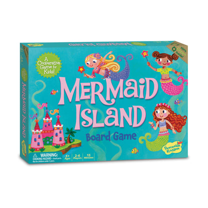 Mermaid Island Board Game by Peaceable Kingdom, colorful cooperative game for ages 3+
