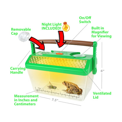 Nature Bound Bug Catcher Critter Barn Habitat with Built-in Light