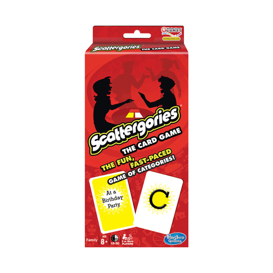 Scattergories Card Game by Hasbro - Fast-Paced Category Game for Family Fun
