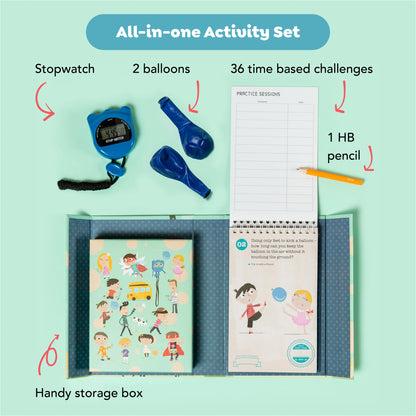 Tiger Tribe Beat the Clock Stopwatch Set - Time Challenge Game for Kids