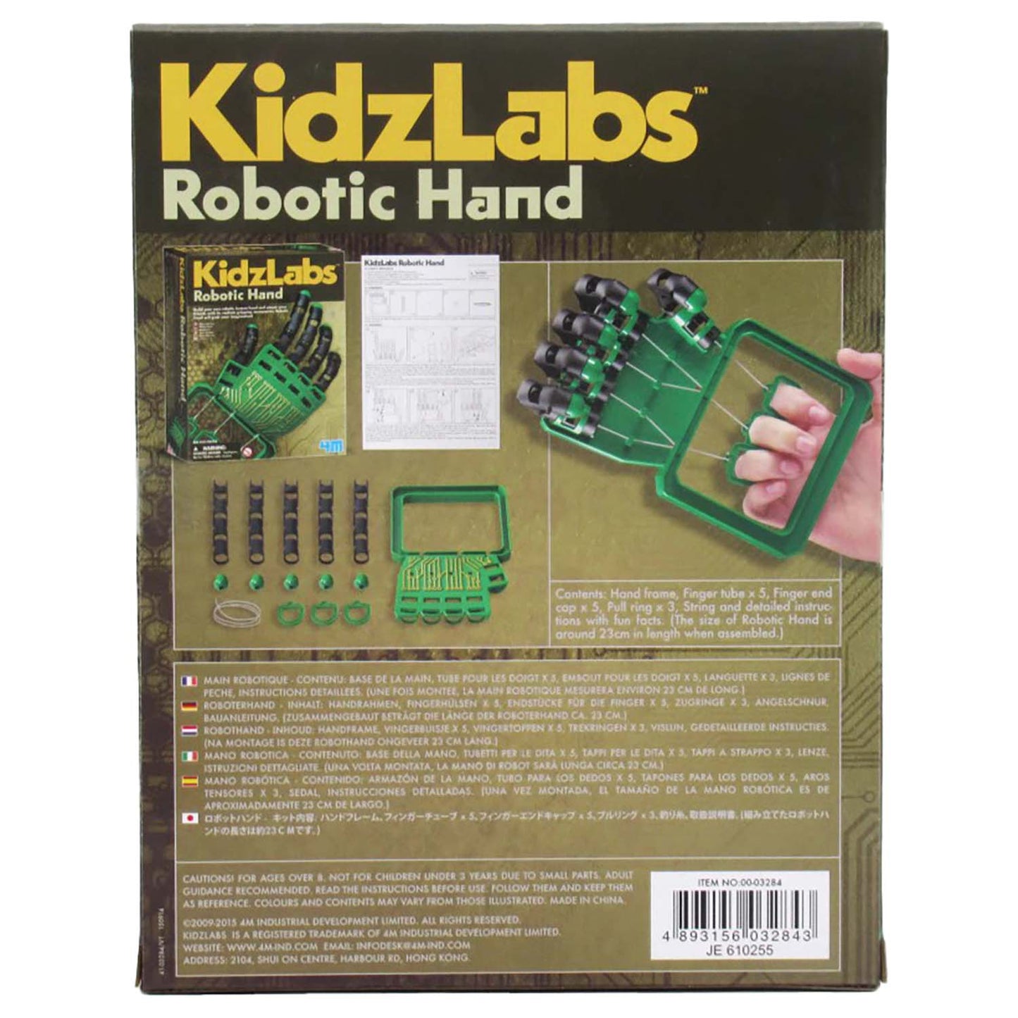 KidzLabs Mechanical Science Robotic Hand Kit