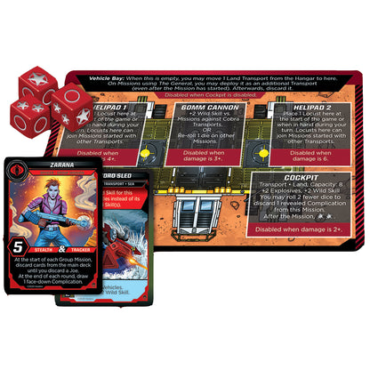 G.I. JOE The Crimson Veil Expansion Deck-Building Game