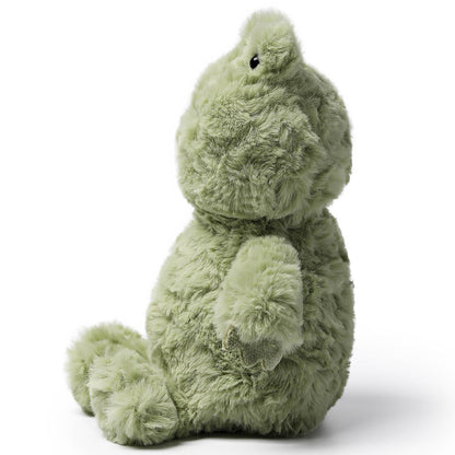 MCHUGS Kindergarten Series Relaxing Frog 7-Inch Plush in soft sage green, sitting upright with a calm expression