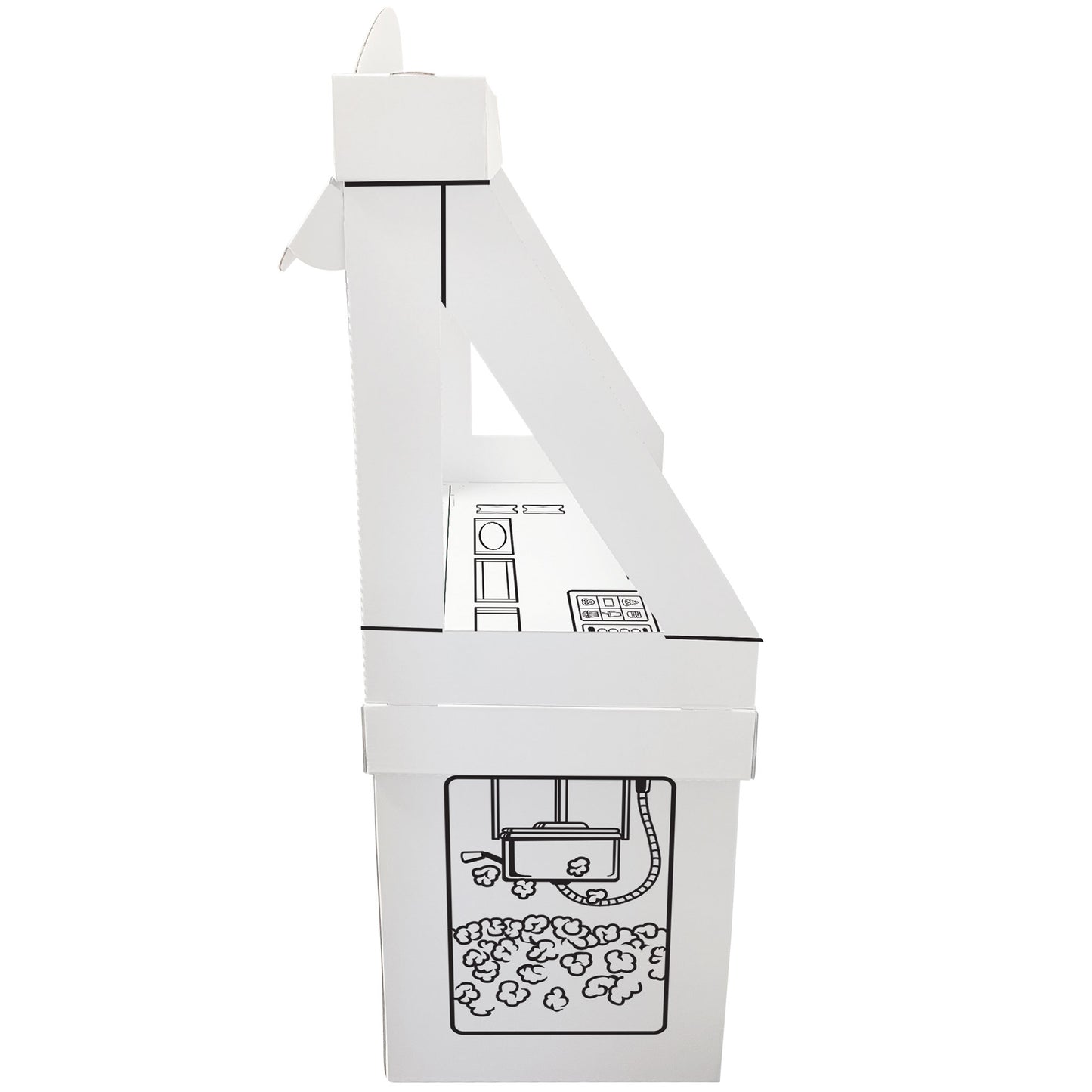 Easy Playhouse Snack Stand toy with popcorn machine and play counter