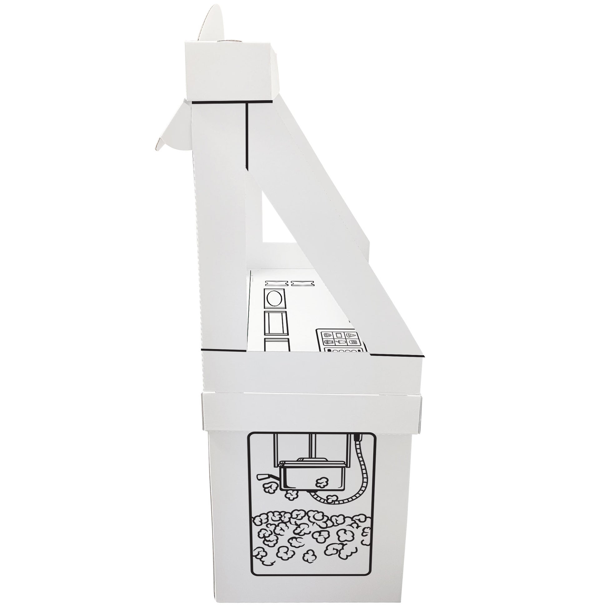 Easy Playhouse Snack Stand toy with popcorn machine and play counter