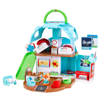 Timber Tots Care Center Medical Playset with Fox Figurine
