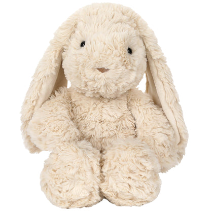MCHUGS Forest Series Nina Rabbit 9.8-Inch Plush in cream, sitting upright with long ears