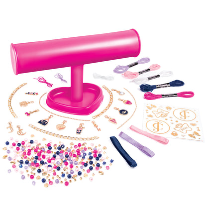 Juicy Couture Dazzle & Display DIY Bracelet Kit - 261pc, Hot Pink