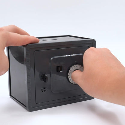 KidsLabs Buzz Alarm Money Safe STEM Kit with combination dial and black casing