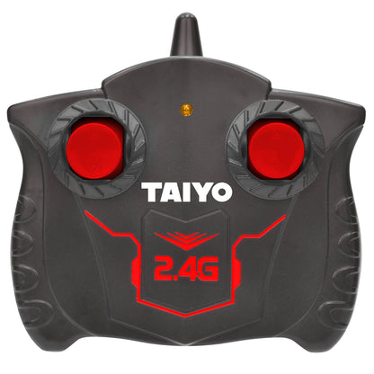 Taiyo High-Speed Track Racer 1:16 Scale R/C Vehicle - Red/Black
