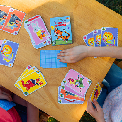 Animal Rummy Card Game - Colorful Family Edition